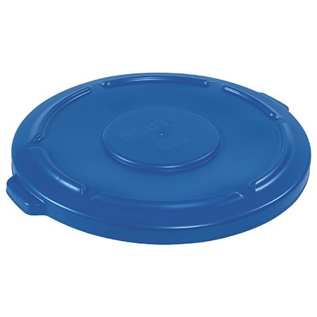 Rubbermaid Rubbermaid Brute Flat Trash Can Lid - 55 Gallon, Blue BUY00029408